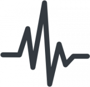 Pictogramme représentant des battements de coeur
